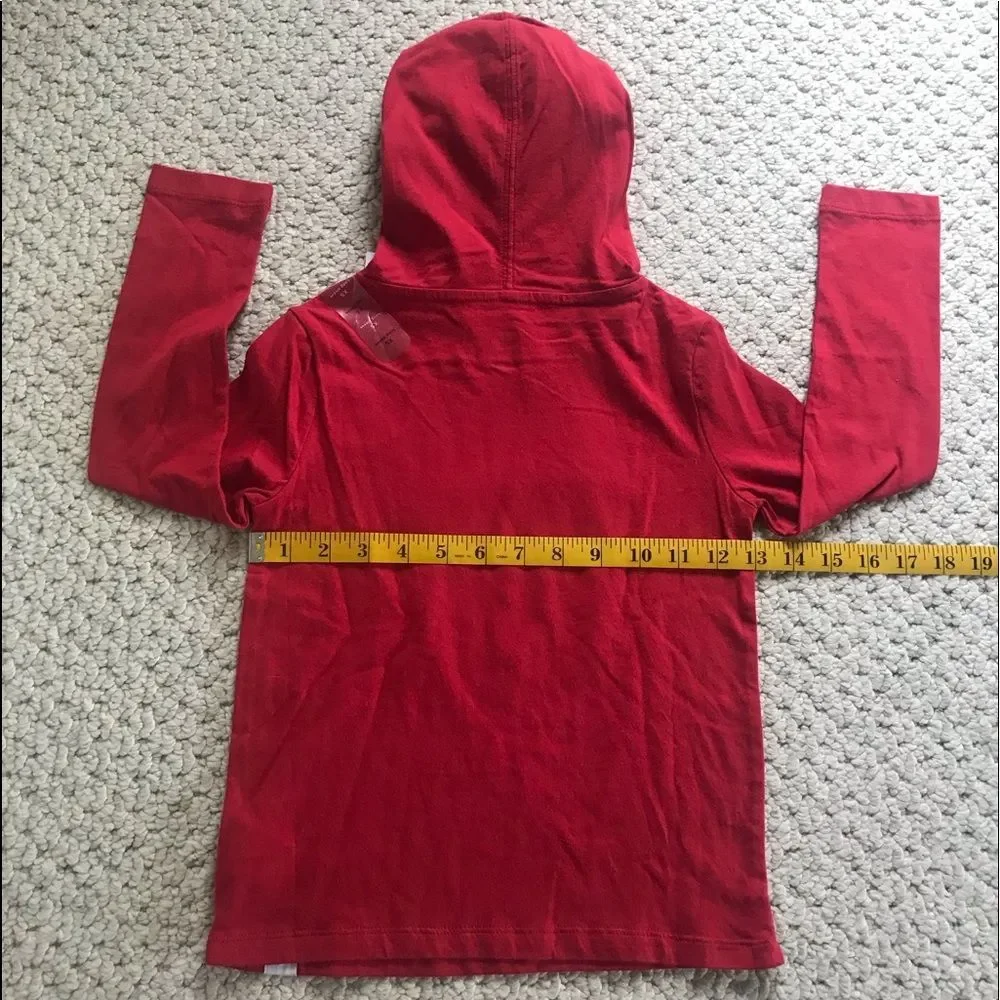 Gap Long Sleeve Hood Shirt Reversible Sequin
